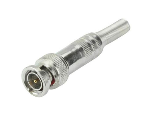 imagem de Conector/Plug Bnc Macho c/ Mola 75 Ohms Santana Rg-59 - 4mm Solda 025-0076