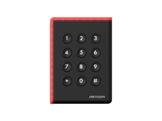 imagem de Leitor de Cartao C/Teclado Hikvision Ds-K1108amk (Mifare 13.56mhz)