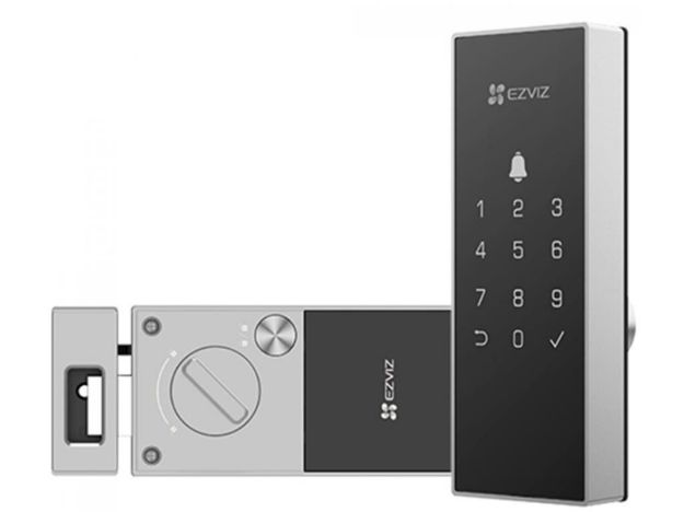 imagem de Fechadura de Sobrepor Inteligente Wifi Ezviz Dl03 Pro Cs-Dl03-R100-Wbcp-Gr