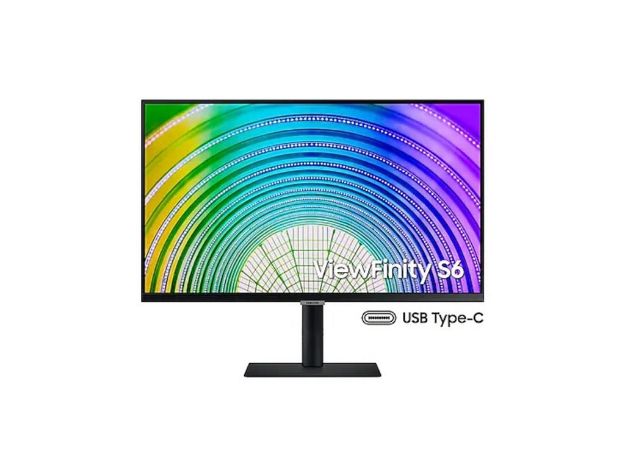 imagem de Monitor Samsung 27" S6 Led/Ips Qhd 75hz 5ms Hdmi Displayport Usb-C Vesa - Ls27a600uulxzd