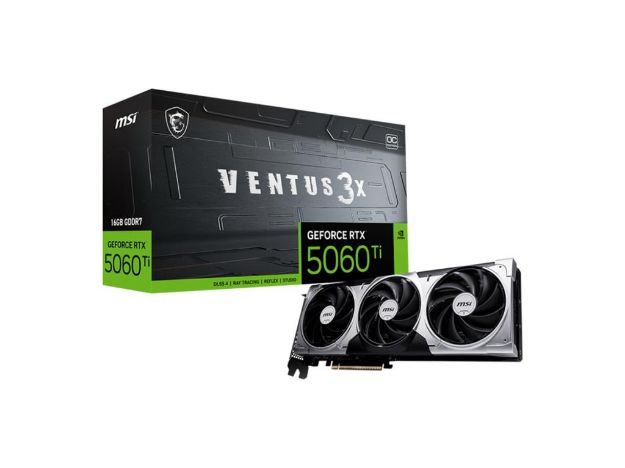 imagem de Placa de Video Geforce Rtx 5060 Ti 16g Ventus 3x Oc - G506t-16v3c