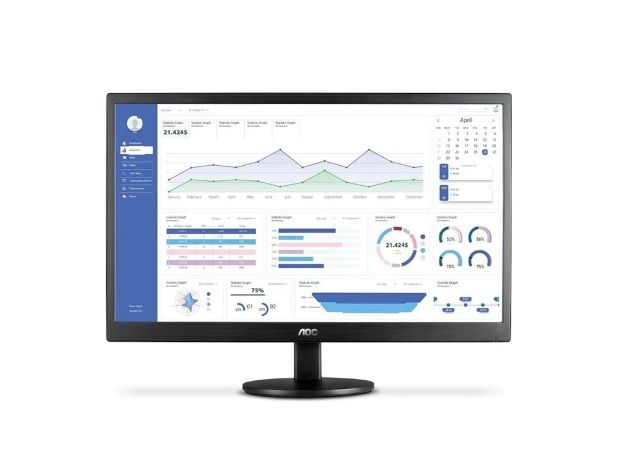 imagem de Monitor Aoc 18,5" Led Hd 60hz 5ms Hdmi Vga Widescreen Tn - E970swhnl